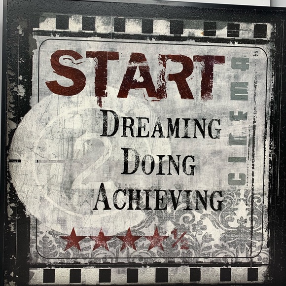 Movie reels graphic chunky wall art decor picture - Picture 7 of 8